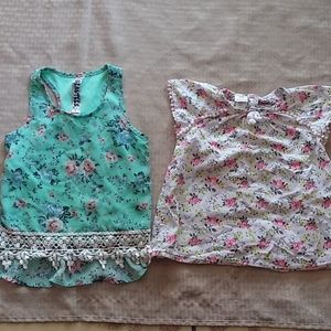 2 blouses size 5 and 5T